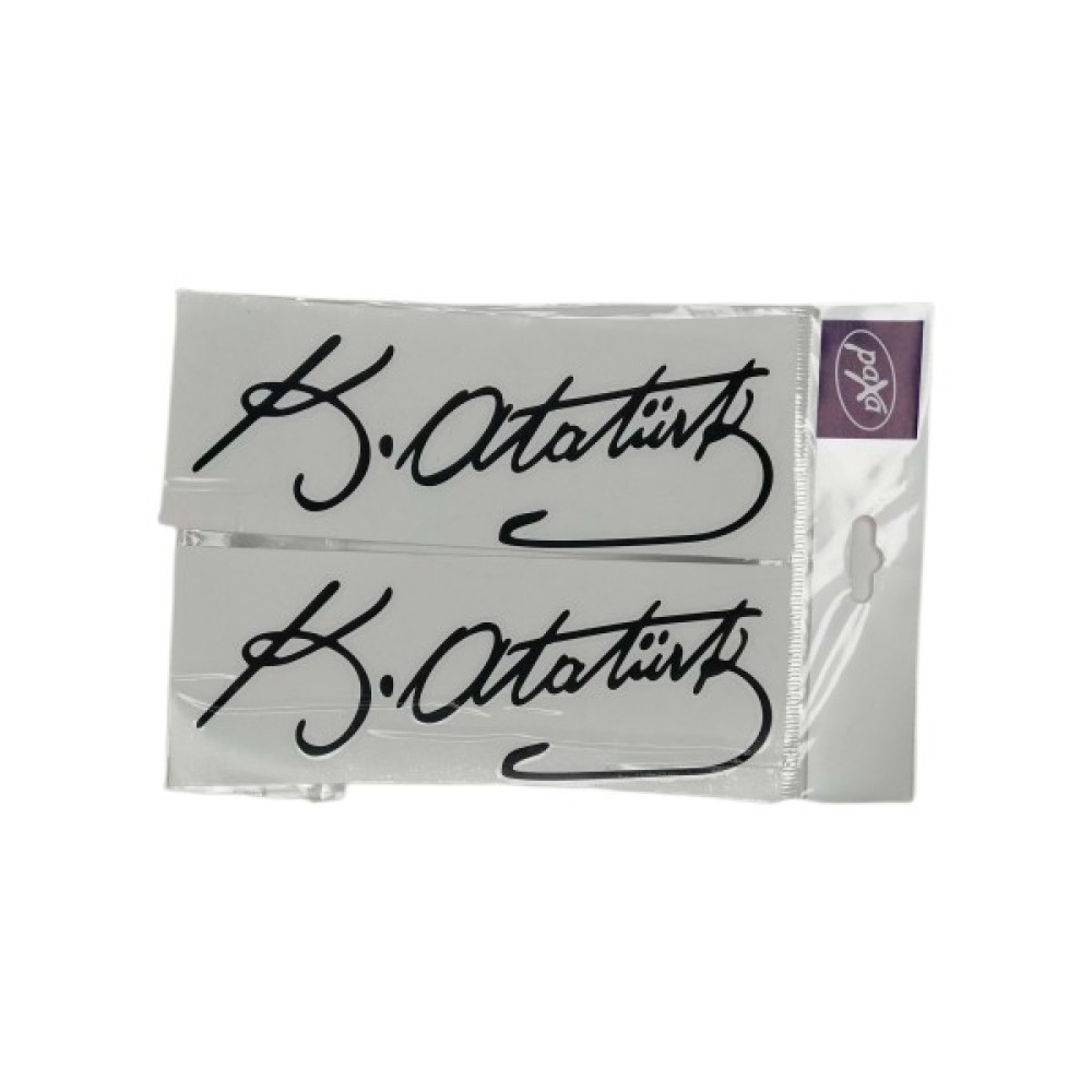 Paxa Sticker K.atatürk Imzası - 20 cm - Renkli Oto Boyaları Fiyatı