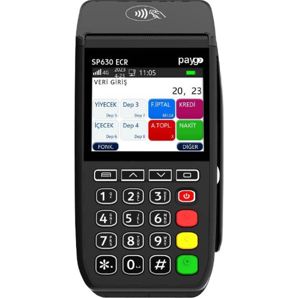 Paygo 4g Bağlantılı Paygo SP630 Ecr Yazarkasa Pos Cihazı Yazarkasa Fiyatı