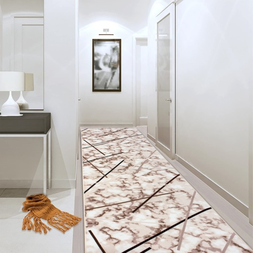 Payidar Kaymaz Dod Taban Yıkanabilir 80 x 120 cm Desen 212 Bej/kahverengi Kesme Yolluk Halı - Bej Yolluk Fiyatı