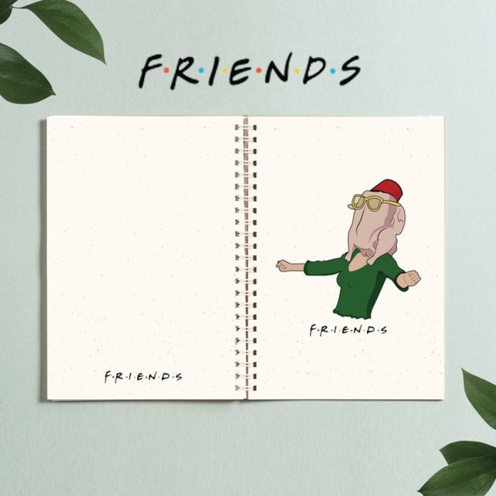 Paytak Moda Friends Dizi Monica Defter Tasarım Spiralli A5 96 Yaprak Çizgisiz Defter Friends Dizi Monica Defter Tasarım Spiralli A5 96 Yaprak Çizgi... Spiralli Defter Fiyatı