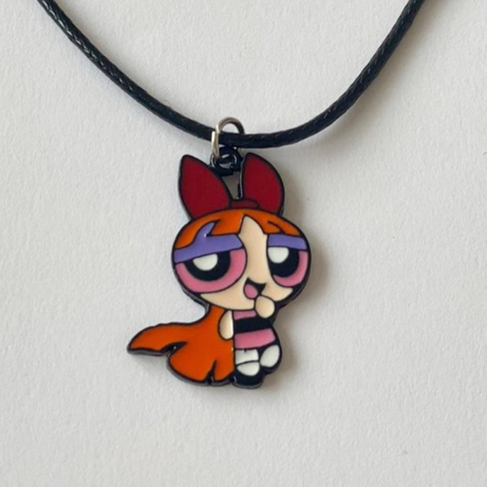 Paytak Moda Powerpuff Girls Blossom Suni Deri Ipli Unisex Kolye PYTKKT0027 Bijuteri Kolye Fiyatı