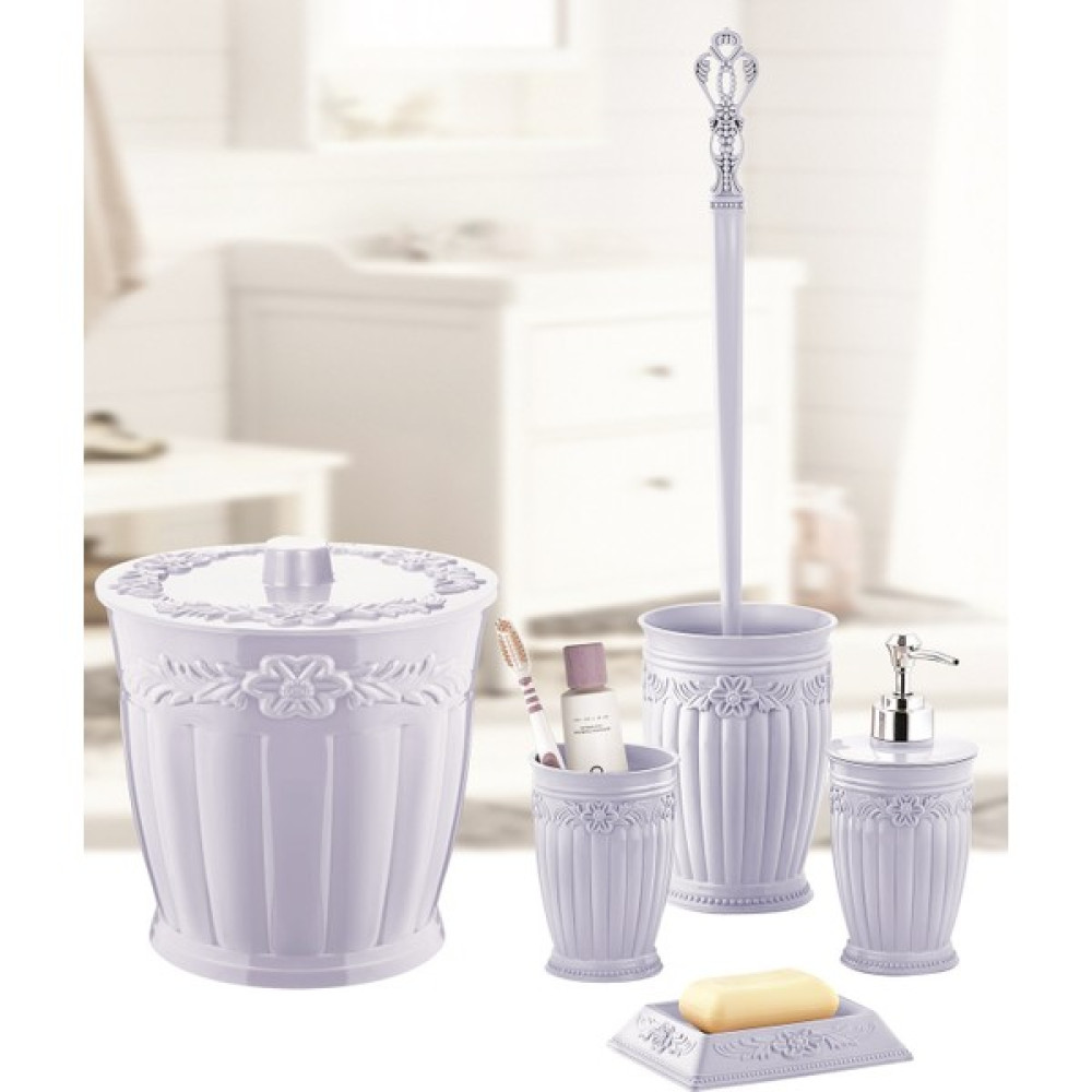 Pazar İstanbul House By House 5 Li Klozet Banyo Seti Gri Banyo Aksesuarları Fiyatı