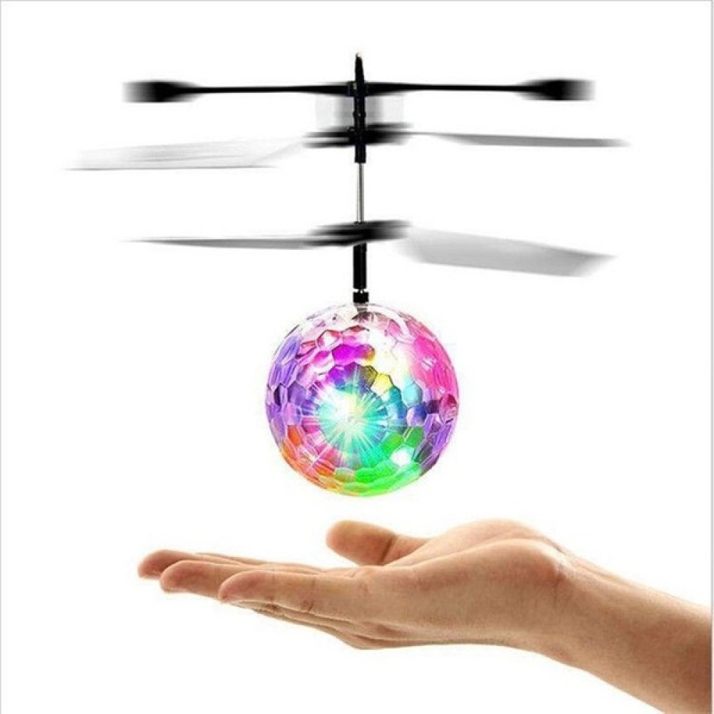 Pazariz Sihirli Elektrikli Uçan Top Çocuklar LED Işık Oyuncak Drone Kızılötesi Sensör Helikopter - Beyaz Drone Fiyatı