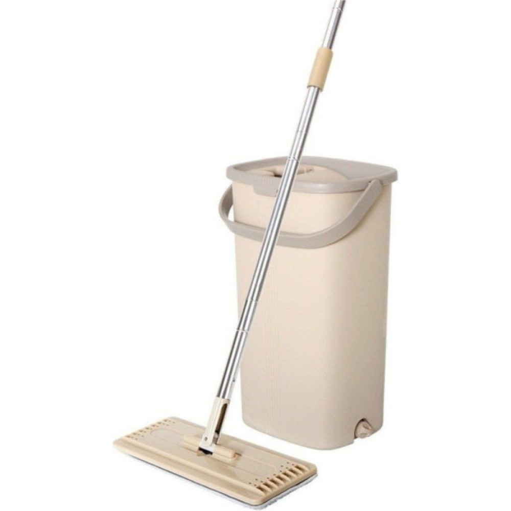 Pazariz Tablet Magic Flat Mop Yer Duvar Silme Microfiber Paspas Temizlik Seti + 5 Adet Bez - Krem Temizlik Malzemeleri Fiyatı