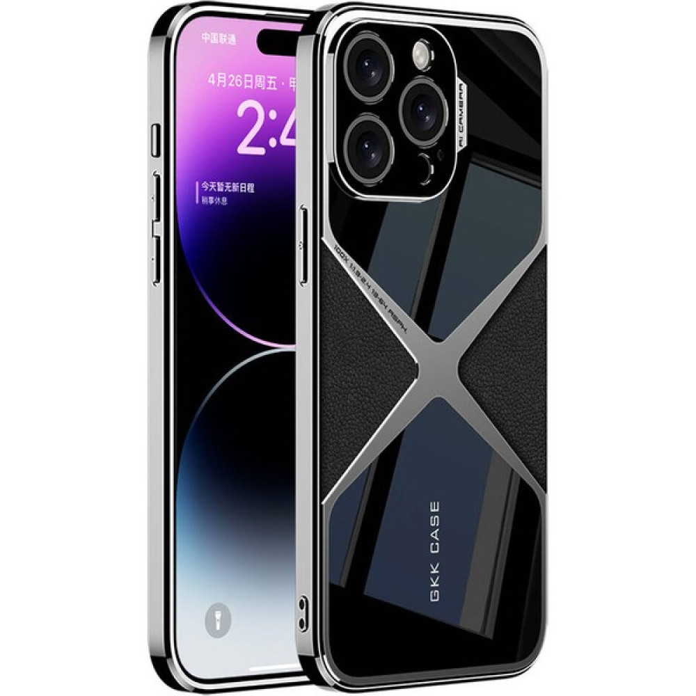 Pazarplus Apple iPhone 14 Pro Kılıf Ultra Ince Kamera Korumalı Pc + Deri Arka Yüzey Zore X-Pro Kapak-Siyah - Siyah Cep Telefonu Kılıfı Fiyatı