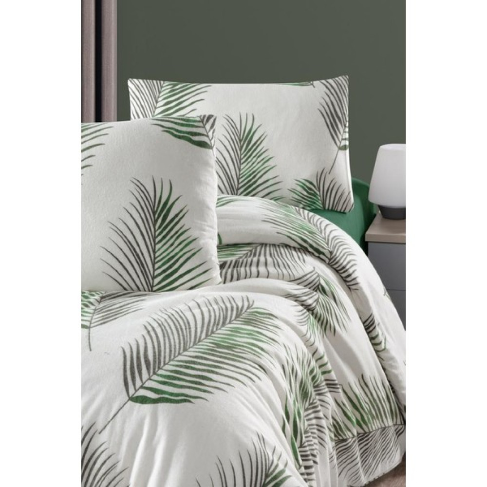 Pazen Flanel Kışlık Çift Kişilik Nevresim Takımı - 200 x 220 cm - Bej Nevresim Takımı Fiyatı