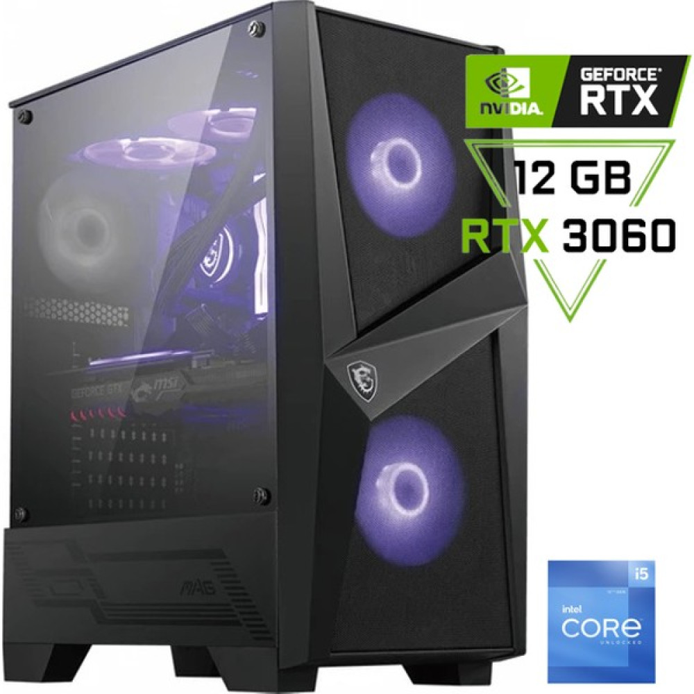 Pcbox Msı Intel Core I5 12400F / Rtx 3060 12 GB / 16 GB Ddr4 / 1 Tb M2 SSD / 12400V12 / Gamıng Masaüstü Pc Masaüstü Bilgisayar Fiyatı