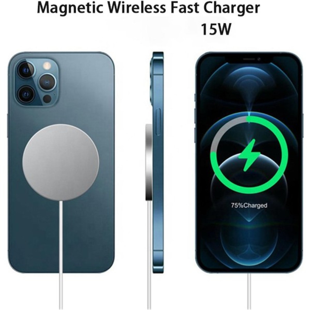 Pdrplnt 15W Manyetik Kablosuz Şarj Cihazı Hızlı Macsafe Mag Şarj Pedi IPhone 13 Pro Max 12 Mini 11 Mac Güvenli Istasyon Magsafe-Şarj Cihazı (Yurt D... Cep Telefonu Şarj Cihazı Fiyatı