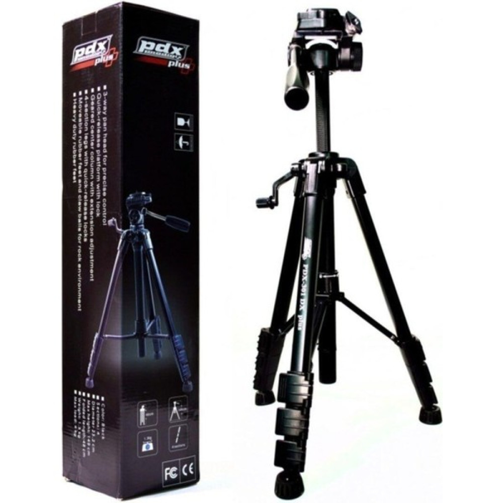Pdx 301 Dx Plus 149CM Hidrolik Kafa Profesyonel Tripod Video Kamera Aksesuarları Fiyatı
