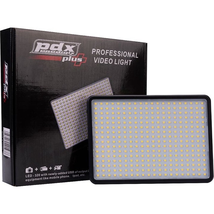 PDX Plus,Profosyonel Video Kameralar i çin,320A Led'li Bİ-color Işık Seti +( Şarj Aleti +Batarya ) Diğer Fiyatı
