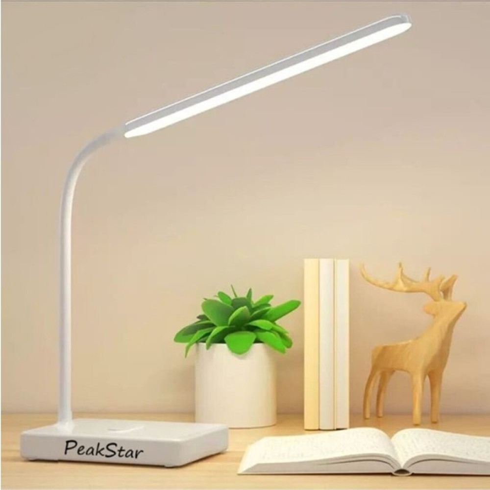 Peak Star Şarjlı Dokunmatik LED Masa Lambası Çalışma Okuma Işığı 3 Kademeli USB Kablolu Bükülebilir Lamba - Beyaz Masa Lambası Fiyatı
