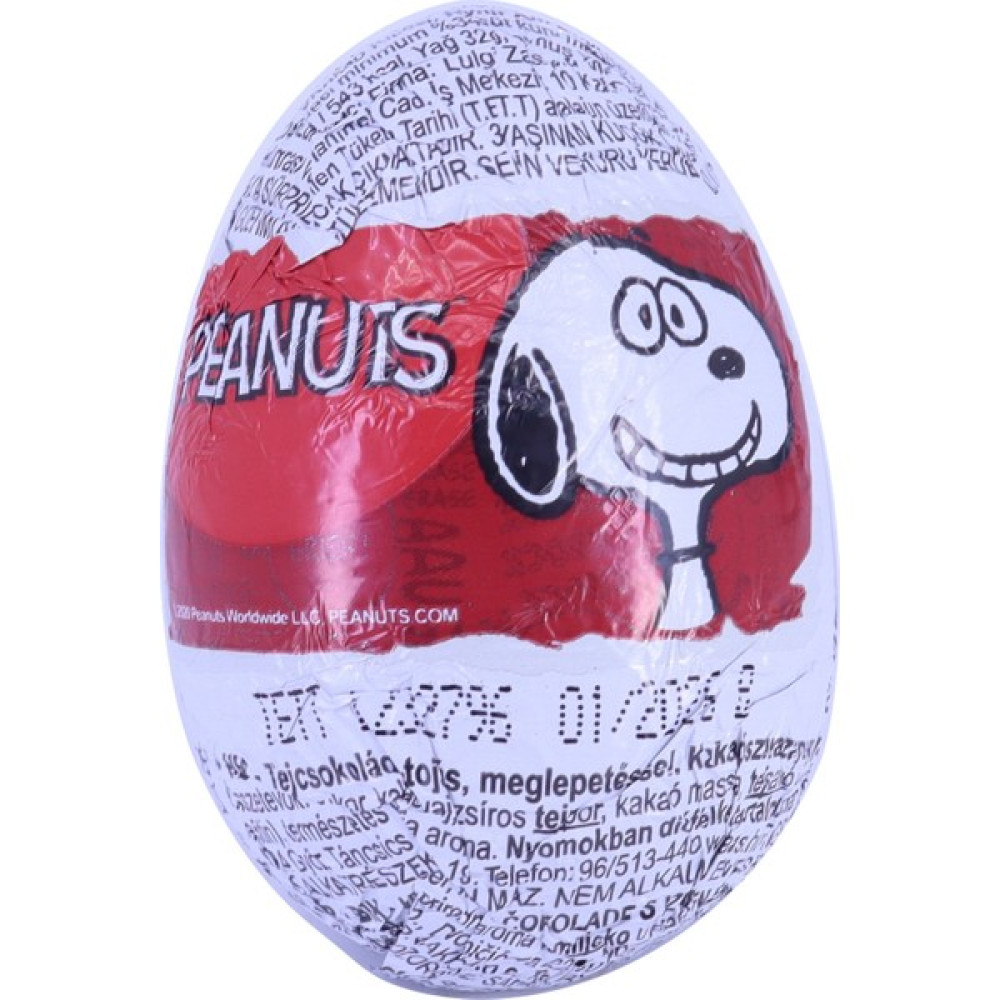 Peanuts Snoopy Glutensiz Çikolatalı Sürpriz Yumurta 20 G (1 Adet) - 20 gr Çikolata ve Gofret Fiyatı
