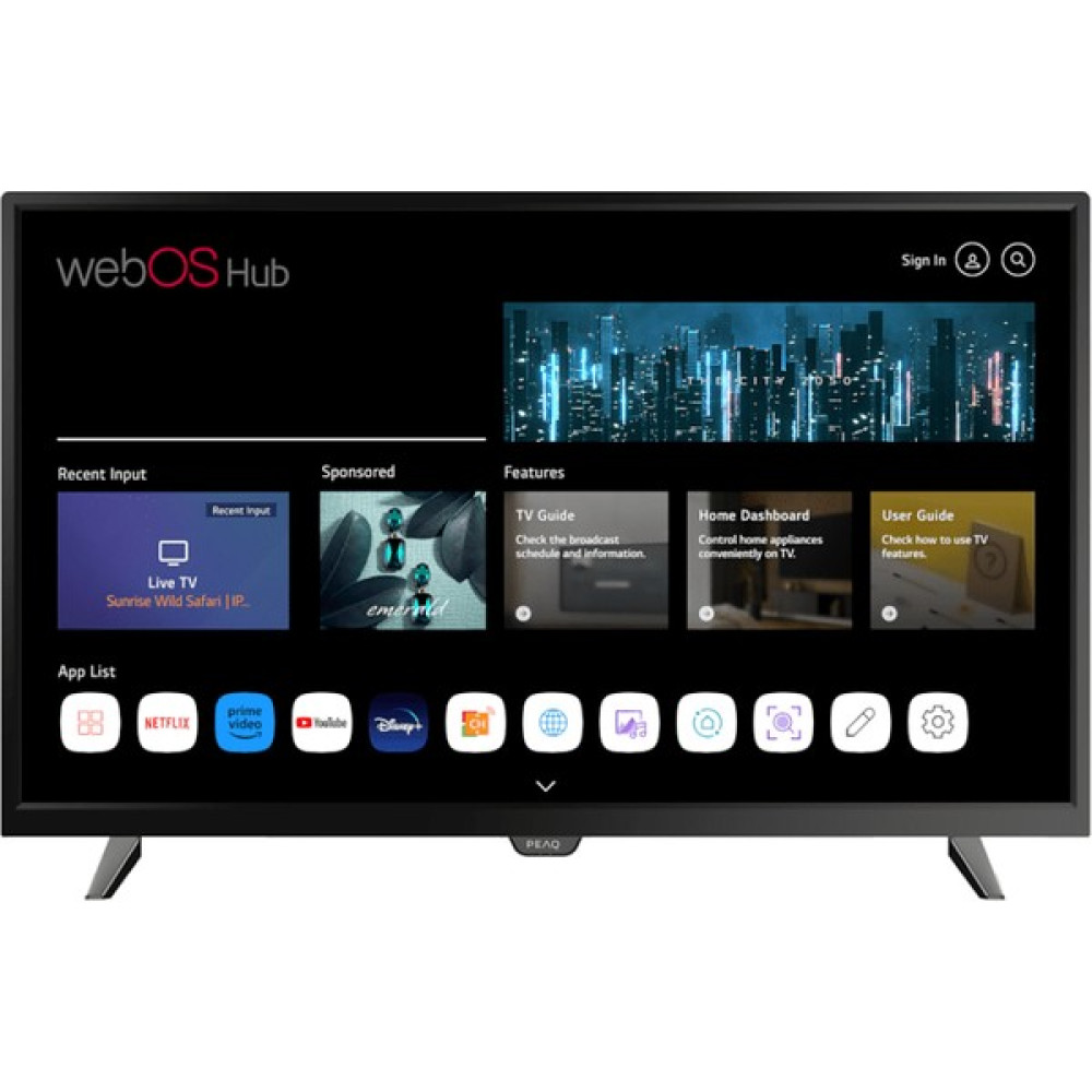 Peaq PQ32DAL540 32 Inç 80 Ekran Dahili Uydu Alıcılı SMART LED Tv Televizyonlar Fiyatı