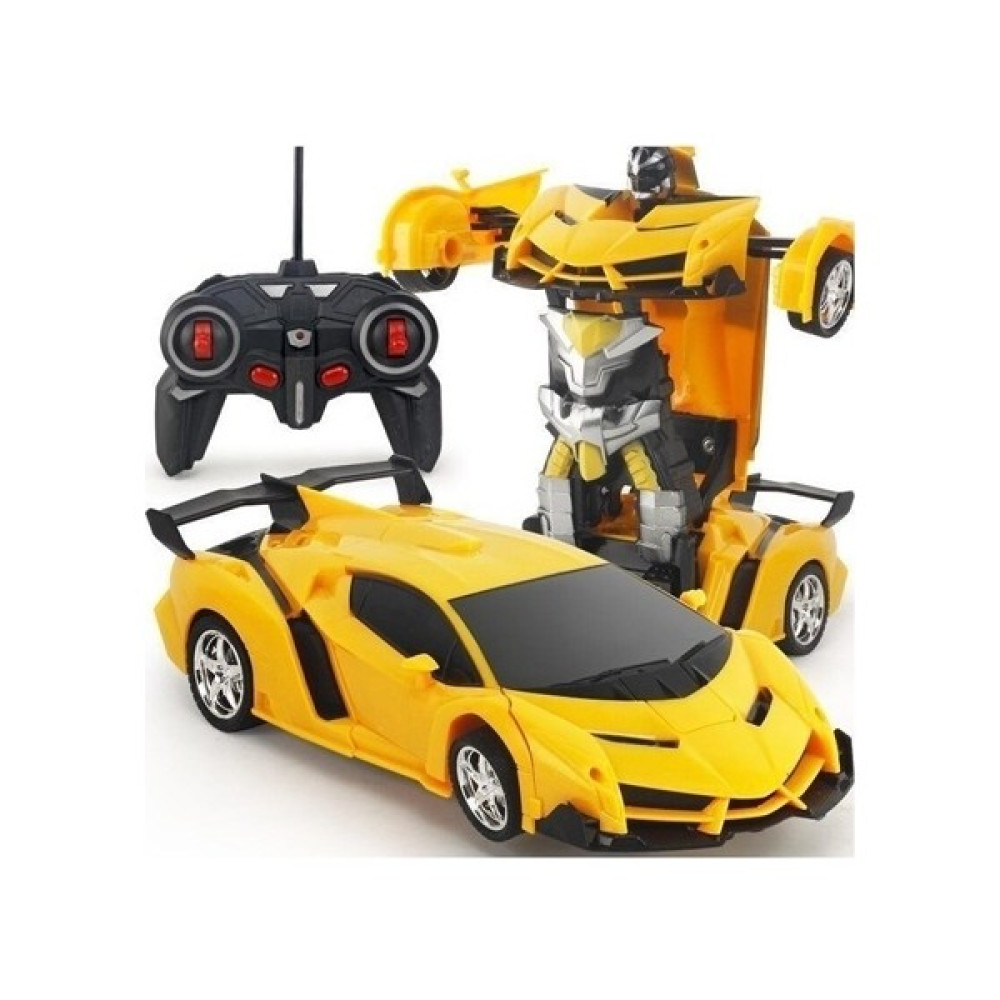 Pearl 1:18 Dört Kanallı Tek Tuşla Deformasyon Uzaktan Kumandalı Araba Şarjı Uzaktan Kumanda Deformasyon Araba Robot Çocuk Oyuncağı (Yurt Dışından) - Sarı Oto Boyaları Fiyatı