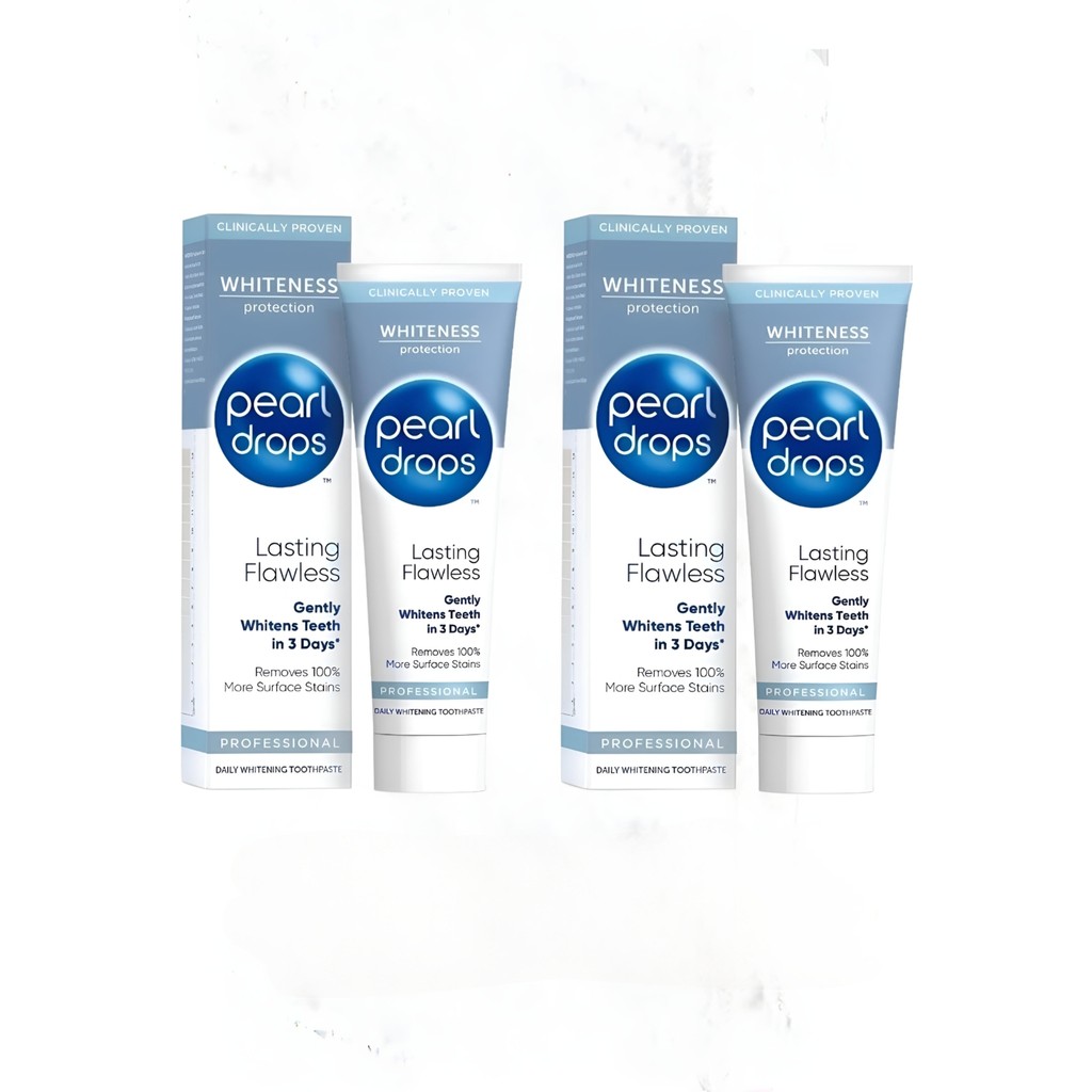 Pearl Drops Lasting Flawless -2 Adet- Leke Çıkarıcı Beyazlatıcı Diş Macunu ,3 Günde Etkili, Kalsiyumlu, 75 ml - 2 x 75 ml Çamaşır Yıkama Fiyatı