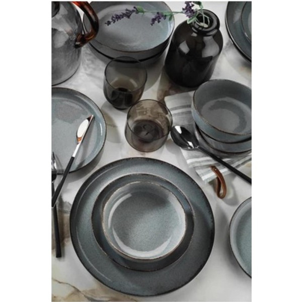 Pearl Mood 20 cm Çukur Yemek Tabağı 6 Lı Mavi Mutfak Gereçleri Fiyatı