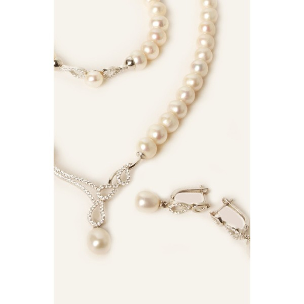 Pearls in Ocean Gerçek Tatlı Su inciSİ Kolye Bileklik Küpe Set Classic Serisi 601 Garantili Sertifikalı İnci Kolye Fiyatı
