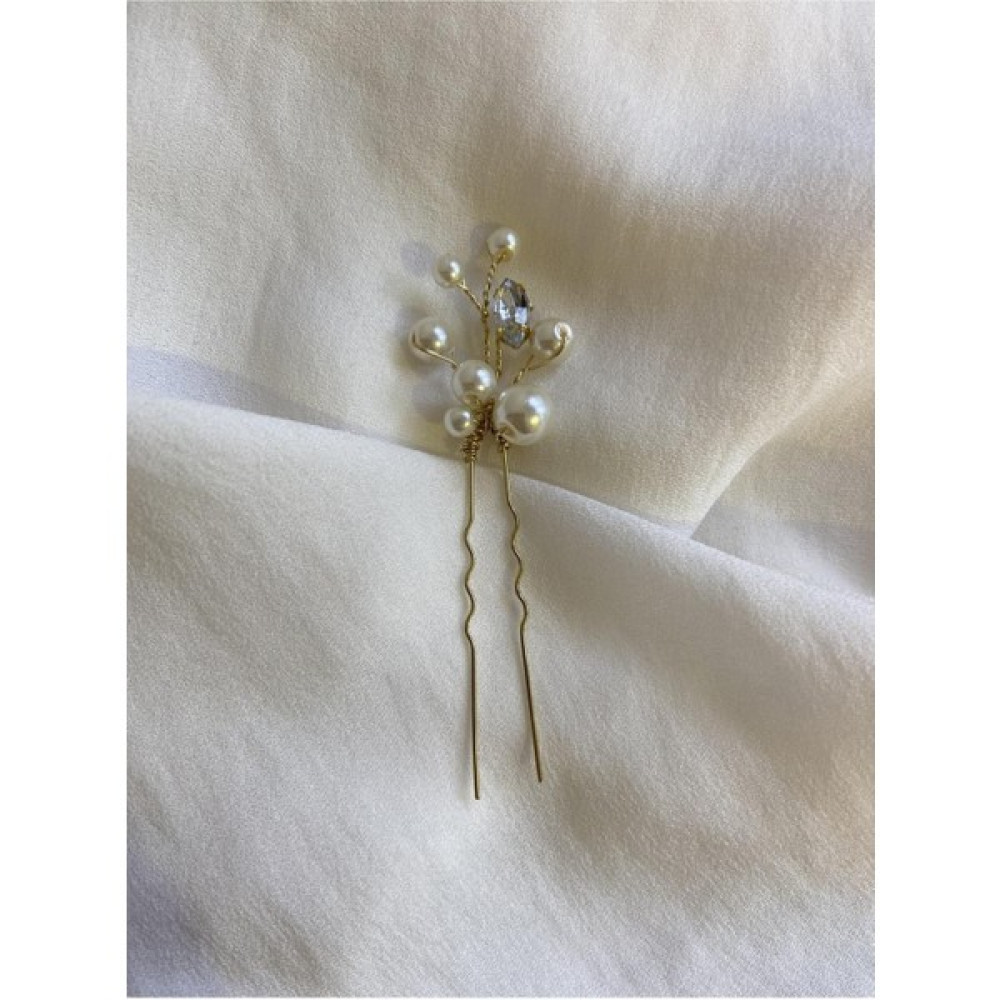 Pearly Handmade Inci Kristal Toka Firkete Düğün Kına Nişan Nikah Gelin Tokası Topuz Tokası Toka, Taç & Saç Bandı Fiyatı