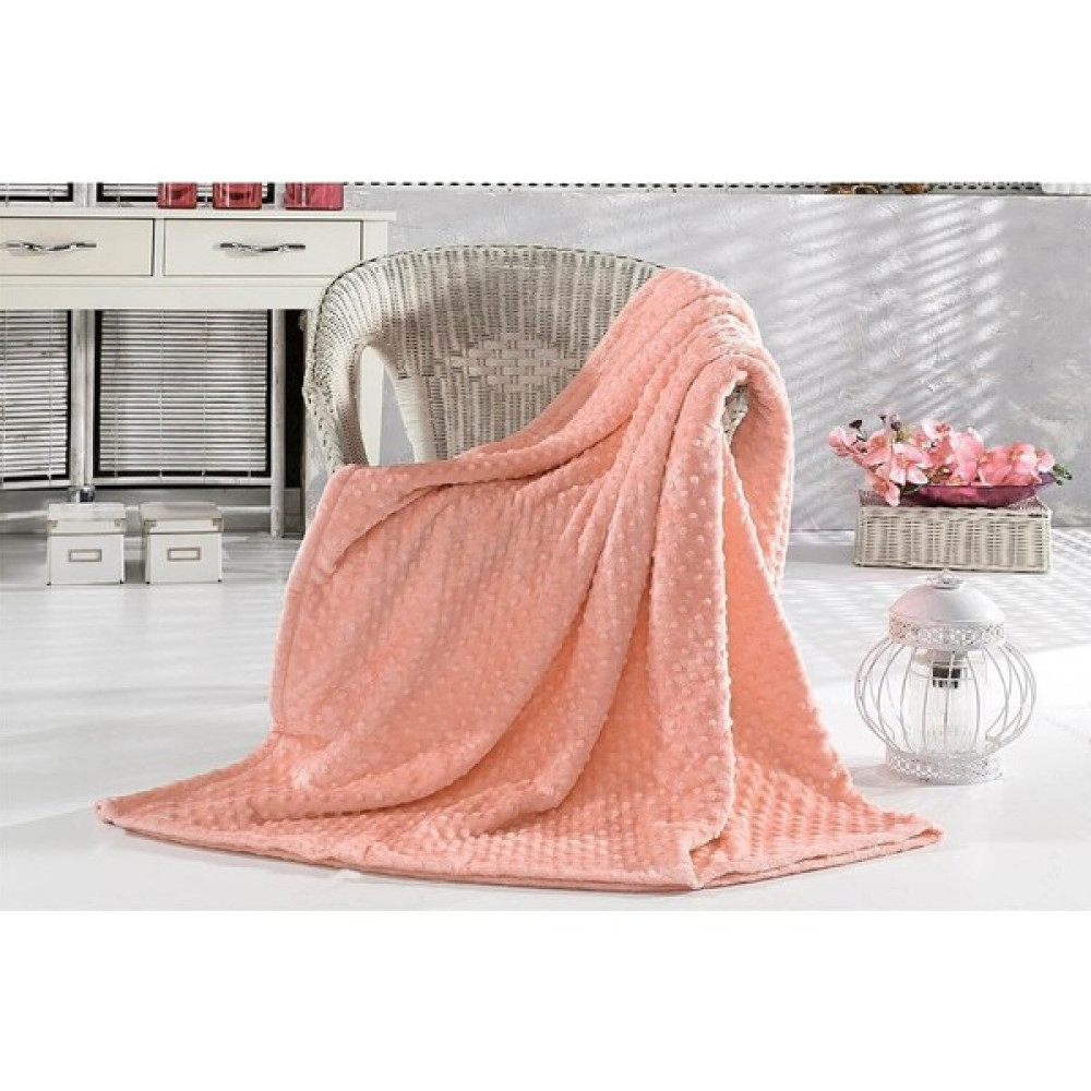 Pearly Pudra Çift Kişilik Tomurcuk Soft Battaniye Merinos - 200 x 220 cm Battaniye Fiyatı