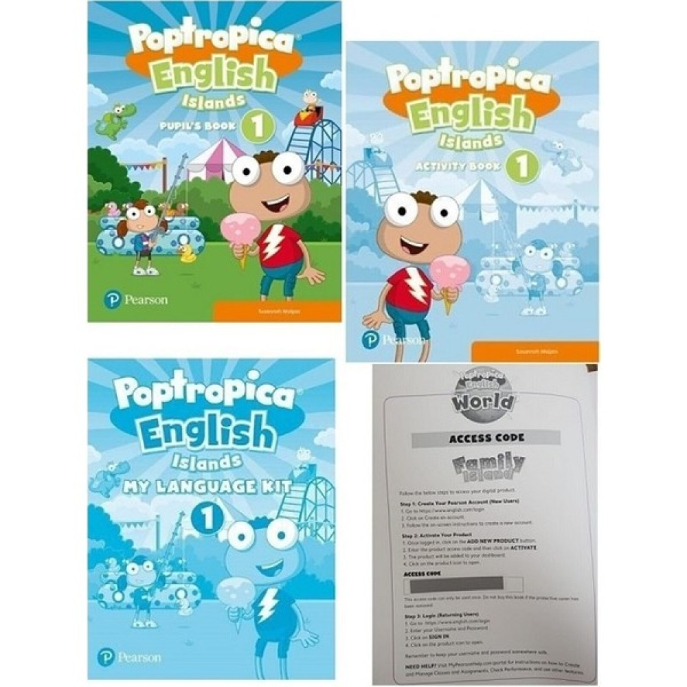 Pearson Education Yayıncılık Poptropica English Islands 1 Pupil’s Book + Activity Book + My Language Kit & Access Code Yabancı Dil Öğretici Kitaplar ve Eğitim Setleri Fiyatı