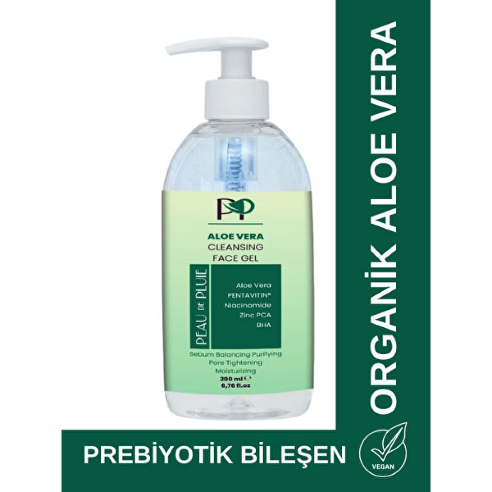Peau De Pluie Organik Aloe Vera Yüz Yıkama Jeli Cilt Temizleme ve Peeling Fiyatı