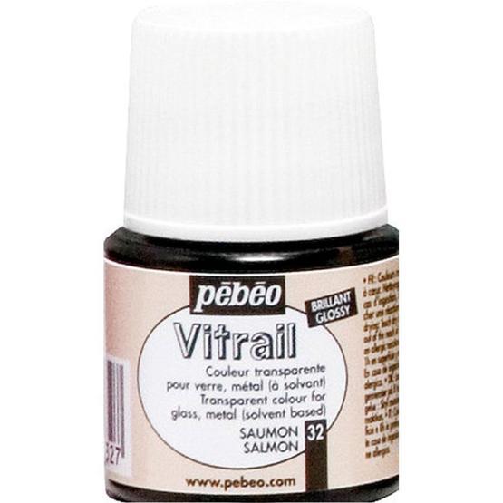 Pebeo 32 Somon 45 ml Vitrail Şeffaf Cam Boyası Cam Boyası Fiyatı