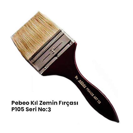 Pebeo P-105-3 Beyaz Yassı Geniş Fırça