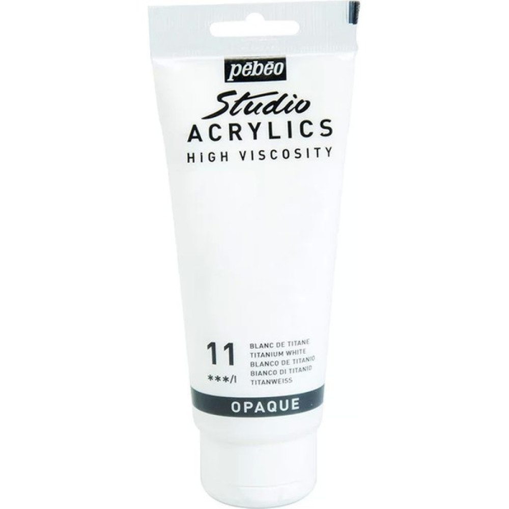 Pebeo Studio Akrilik Boya 11 Titanium White 100ML Akrilik Boya Fiyatı