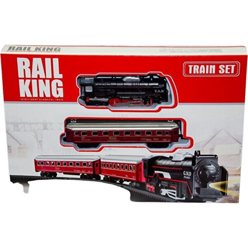 Peda Toy Rail King Pilli Oyuncak Klasik Tren Seti Raylı ve Vagonlu 12 Parça Oyuncak Araç Fiyatı