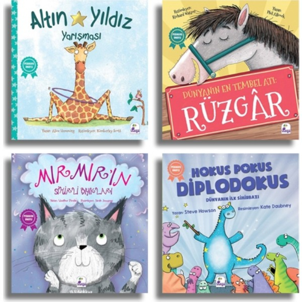 Pedagog Onaylı Uyku Vakti Hikayeleri Seti 1 (4 Kitap) Okul Öncesi Eğitici & Öğretici Kitaplar Fiyatı