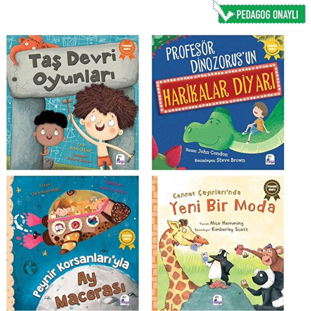 Pedagog Onaylı Uyku Vakti Hikayeleri Seti 4 (4 Kitap) Çocuk Öykü Fiyatı