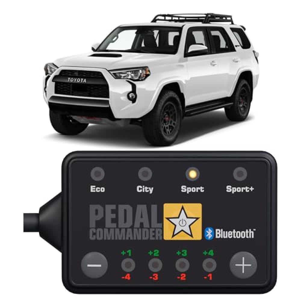 PEDAL COMMANDER for Toyota 4Runner 2010-2024 Throttle Response Controller, Plug-and-Play, 4 Drive Modes, 36 Sensitivity Levels, On-Road & Off-Road Performance Upgrade, Anti-Theft, 4Runner Accessories