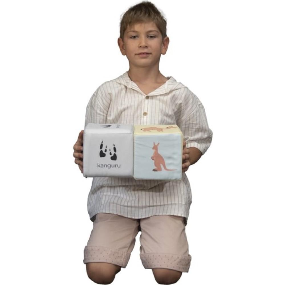 Pediaswiss Hayvan ve Ayak Izleri Küp 14x14x14 cm - Beyaz Oto Boyaları Fiyatı