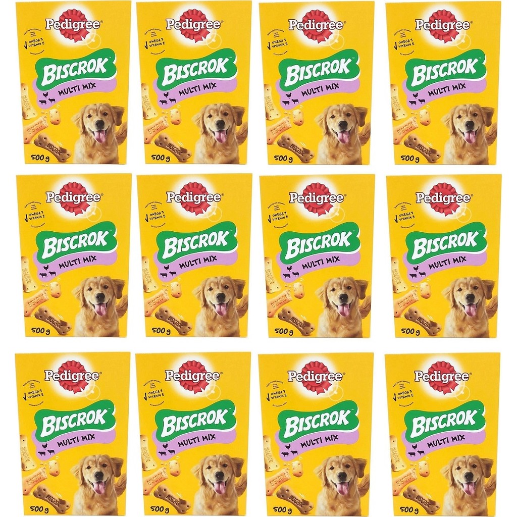 Pedigree Biscrok Multi Mix Köpek Ödül Bisküvisi 500 gr 12 Adet Evcil Hayvan Ürünleri Fiyatı