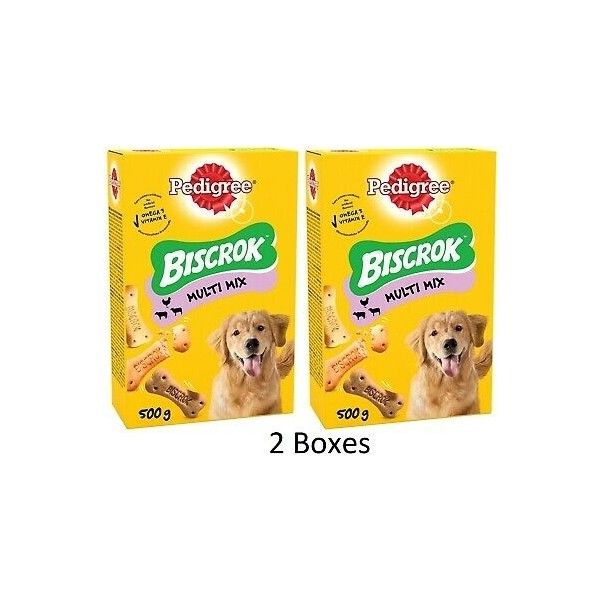Pedigree Biscrok Multi Mix Köpek Ödül Bisküvisi 500 gr x 2 Adet Evcil Hayvan Ürünleri Fiyatı