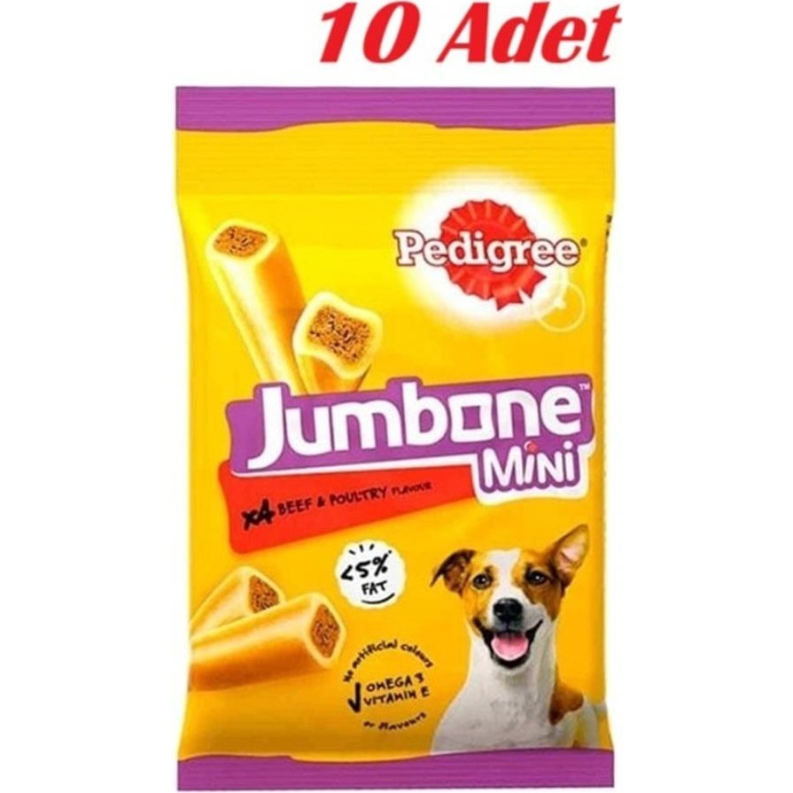 Pedigree Jumbone Mini Beef Köpek Ödülü 160 gr * 10 Adet - 1 Adet - Kahverengi Evcil Hayvan Ürünleri Fiyatı