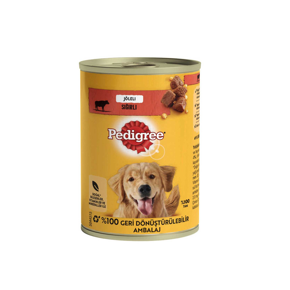 Pedigree Köpek Maması 400 gr Konserve Sığır Etli Jöleli Evcil Hayvan Ürünleri Fiyatı