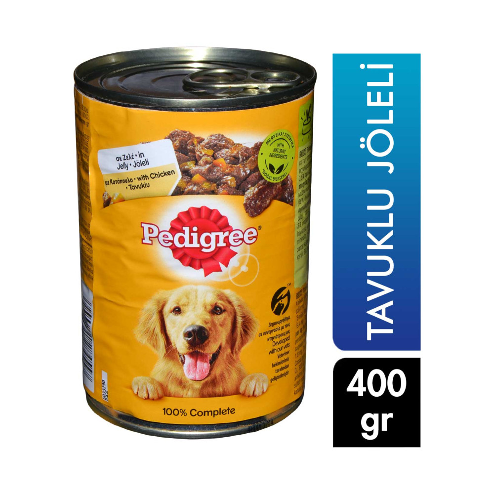Pedigree Köpek Maması 400 gr Konserve Tavuk Etli Jöleli Evcil Hayvan Ürünleri Fiyatı