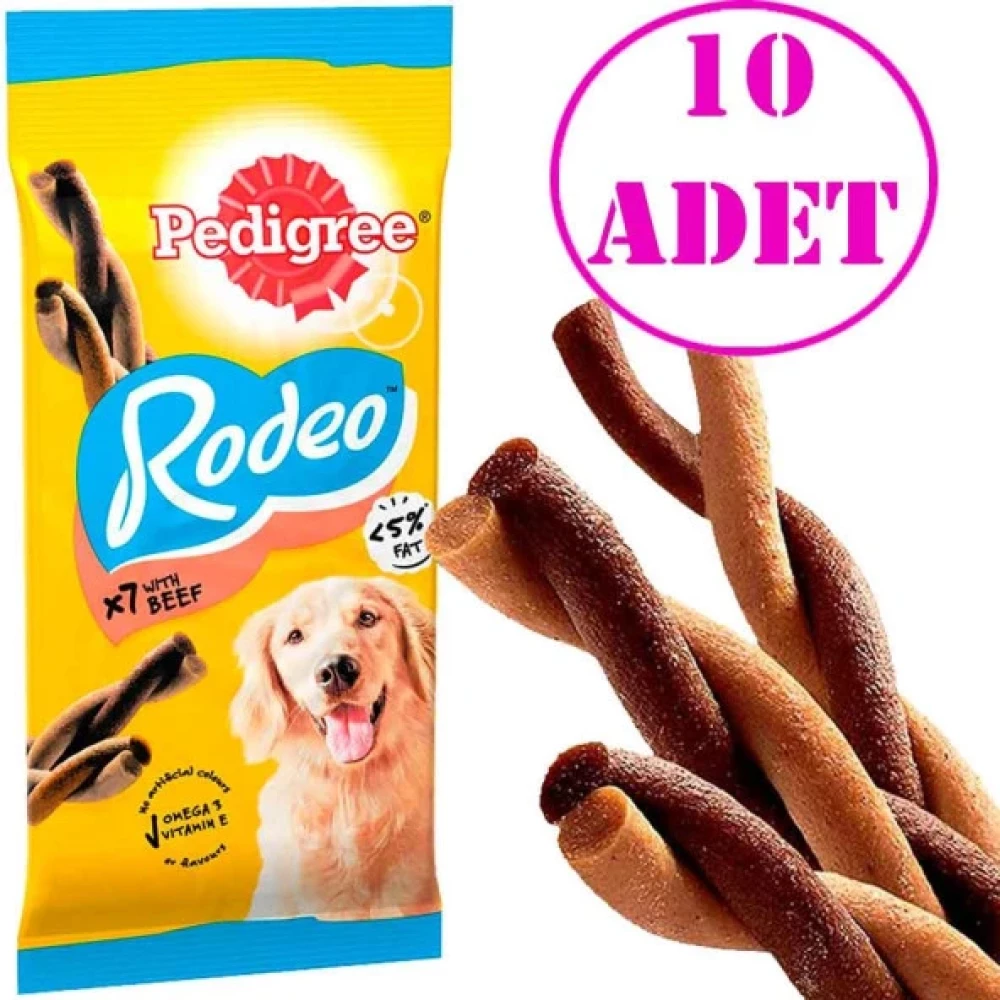 Pedigree Rodeo Sığır Etli Köpek Ödülü 123 Gr 10 Ad Evcil Hayvan Ürünleri Fiyatı