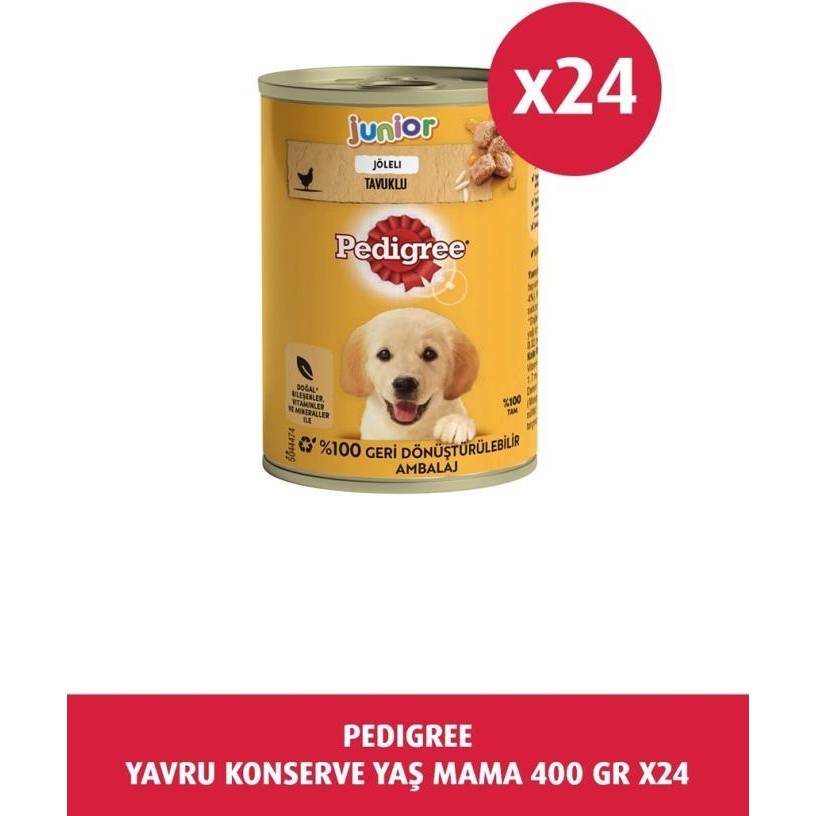 Pedigree Yavru 400 gr 24X, Köpek Yaş Mama Diğer Fiyatı