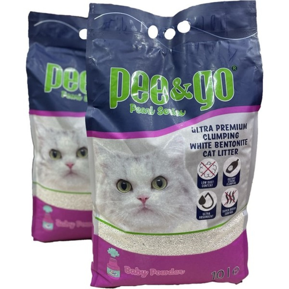 Pee Go Pee&go Kedi Kumu 10 Lt Pudra Kokulu x 2 Adet Evcil Hayvan Ürünleri Fiyatı