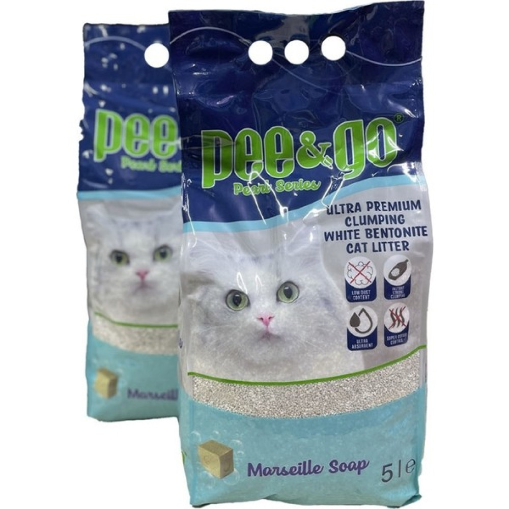 Pee&Go Kedi Kumu 5 lt Sabun Kokulu x 2 Adet Evcil Hayvan Ürünleri Fiyatı