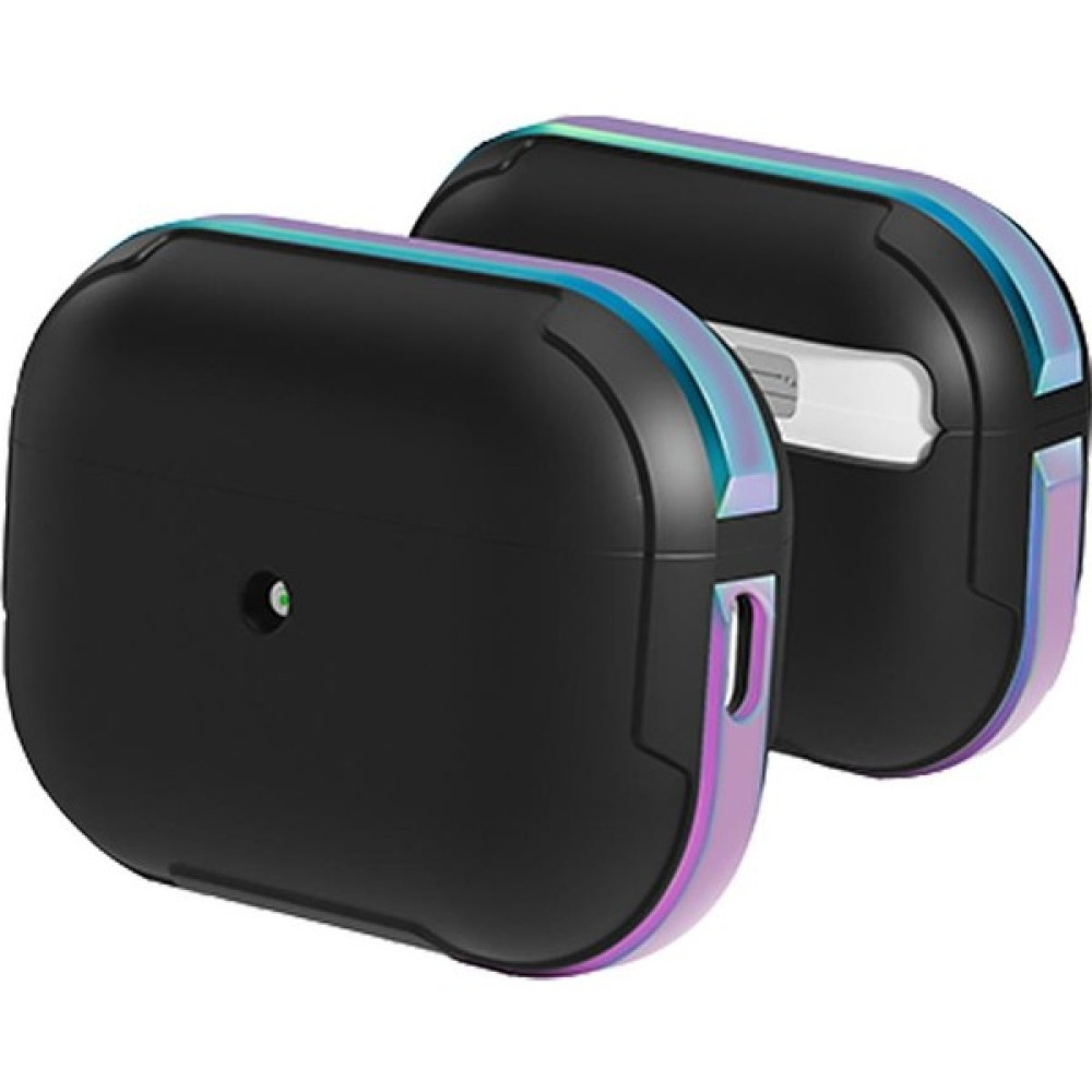 Peeq Airpods Pro (1.nesil) Movenchy Mo-A8 Armor Kılıf - Kırmızı - Gökkuşağı Cep Telefonu Aksesuarı Fiyatı