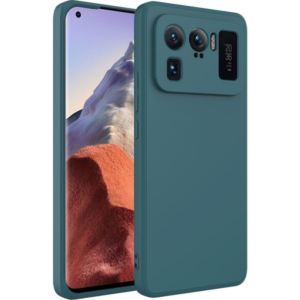 Peeq Xiaomi Mi 11 Ultra Peeq Mara Lansman Koruyucu Kılıf - Koyu Yeşil Cep Telefonu Kılıfı Fiyatı