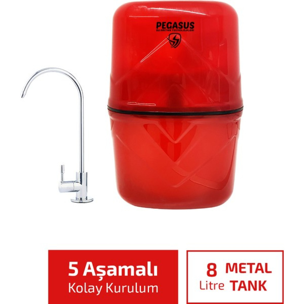 Pegasus Arıtma Teknolojileri Pegasus Quki Ev Tipi Tezgah Altı Su Arıtma Cihazı Bahçe Makinesi Fiyatı