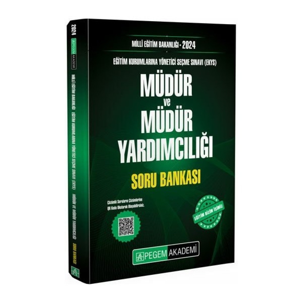Pegem 2024 Millî Eğitim Bakanlığı Ekys Müdür ve Müdür Yardımcılığı Soru Bankası Görevde Yükselme Sınavları Kitapları Fiyatı