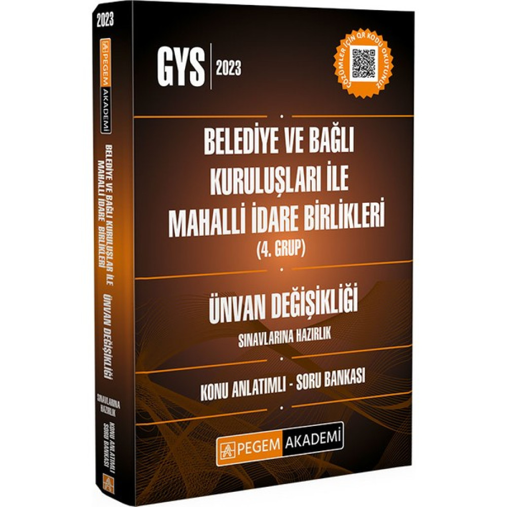 Pegem Akademi Yayıncılık 2023 Belediye ve Bağlı Kuruluşları ile Mahalli Idare Birlikleri P Görevde Yükselme Sınavları Kitapları Fiyatı