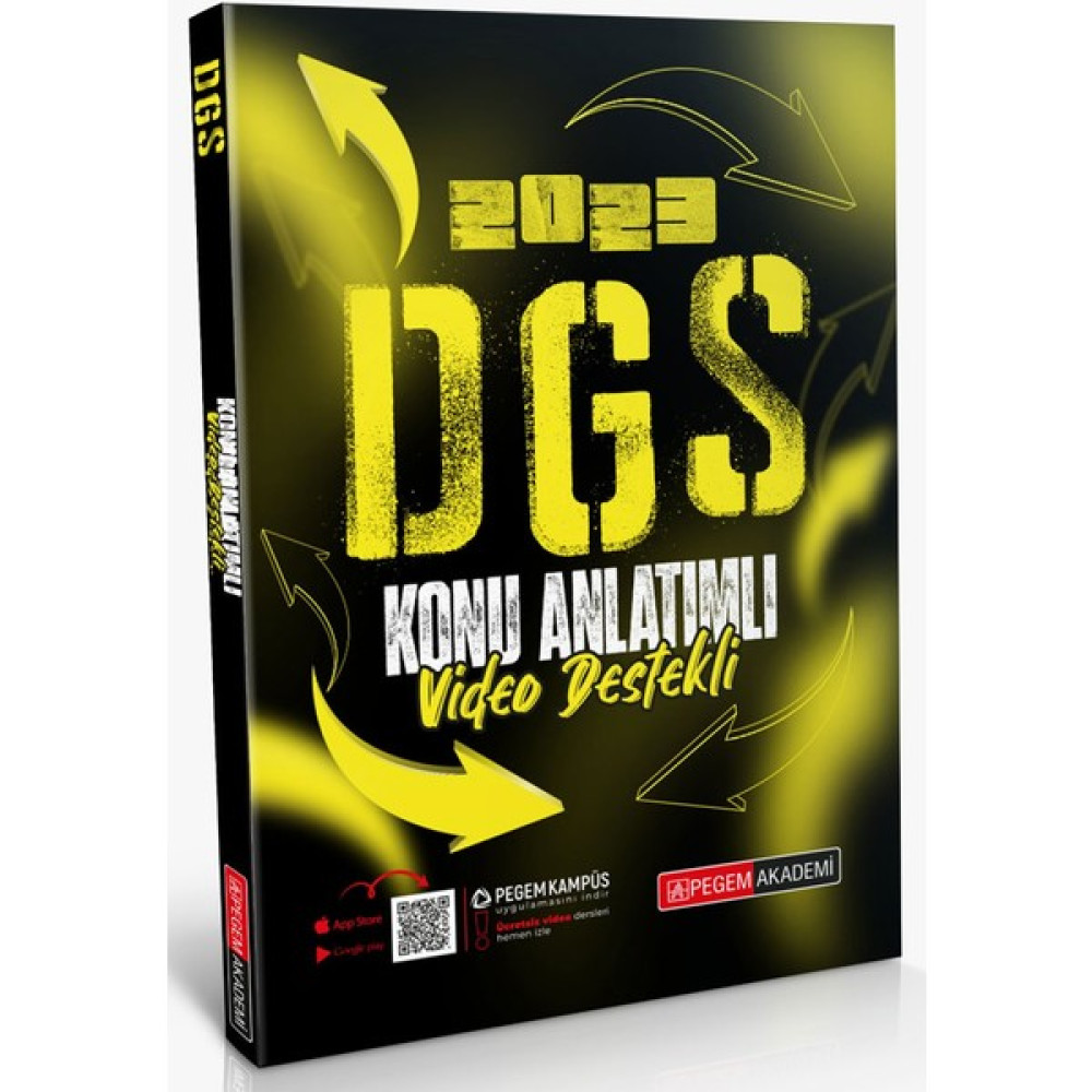 Pegem Akademi Yayıncılık Pegem Akademi DGS 2023 Konu Anlatımlı (Video Destekli) DGS Fiyatı