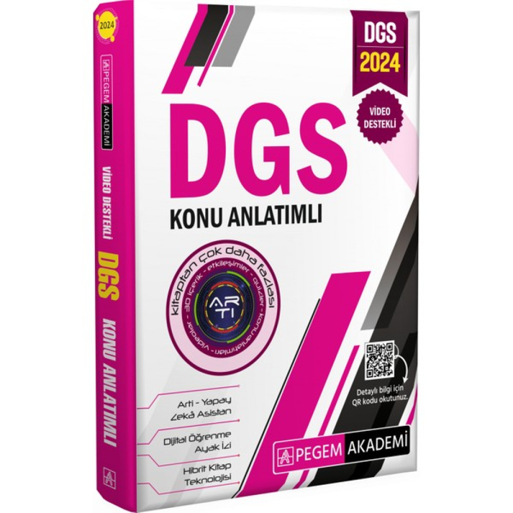 Pegem Akademi Yayıncılık Pegem Akademi DGS 2024 Konu Anlatımlı DGS Fiyatı