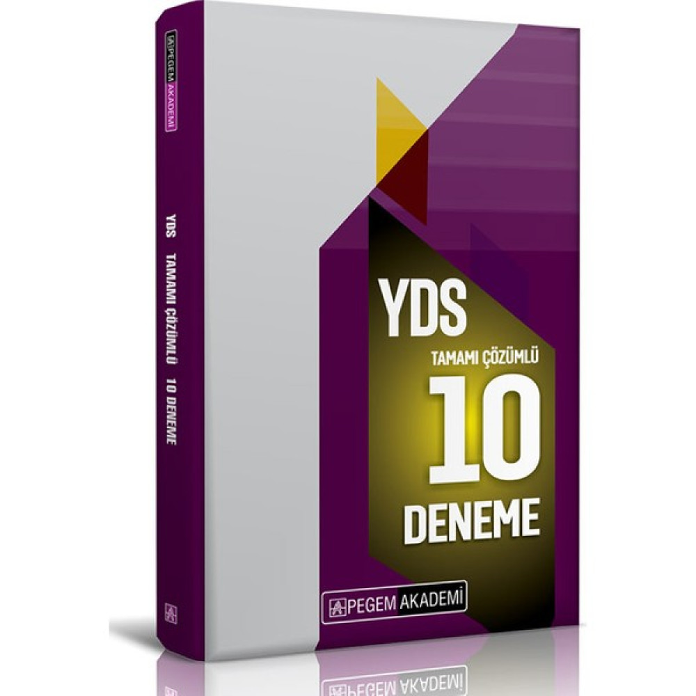 Pegem Akademi YDS Tamamı Çözümlü 10 Deneme YDS Fiyatı